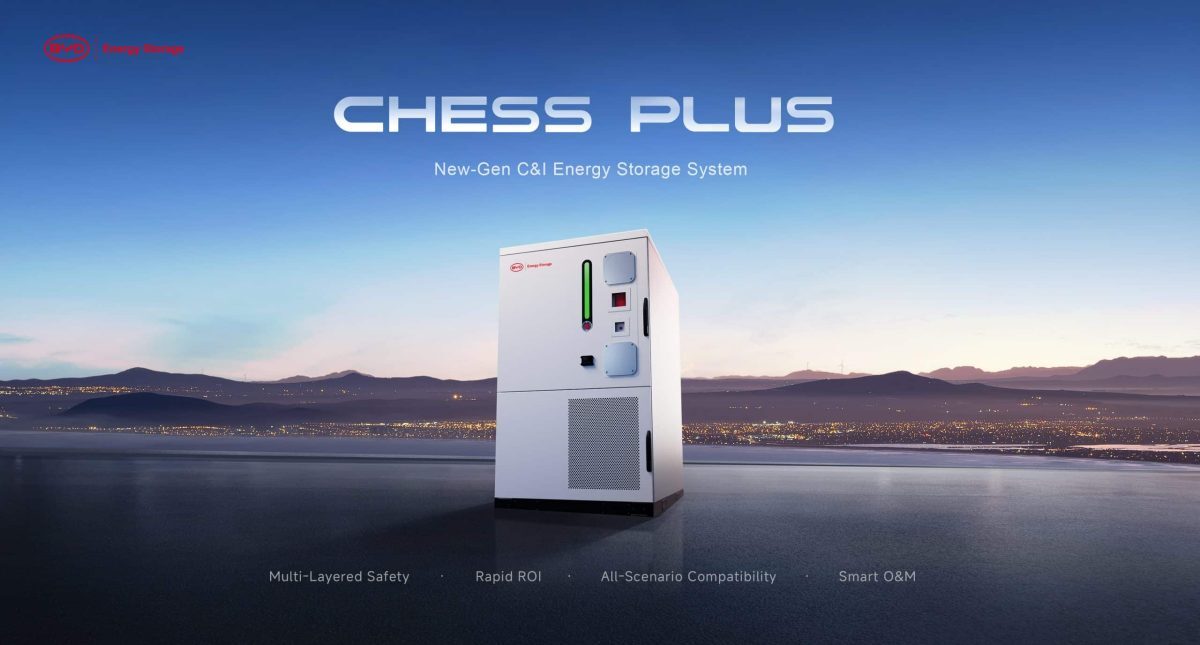 BYD Energy Storage Launches Chess Plus for C&I Energy Storage in China image