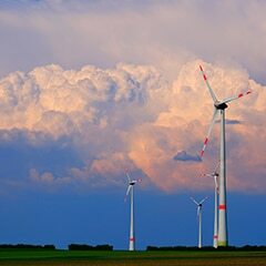 How does climate change impact wind farm yields? image