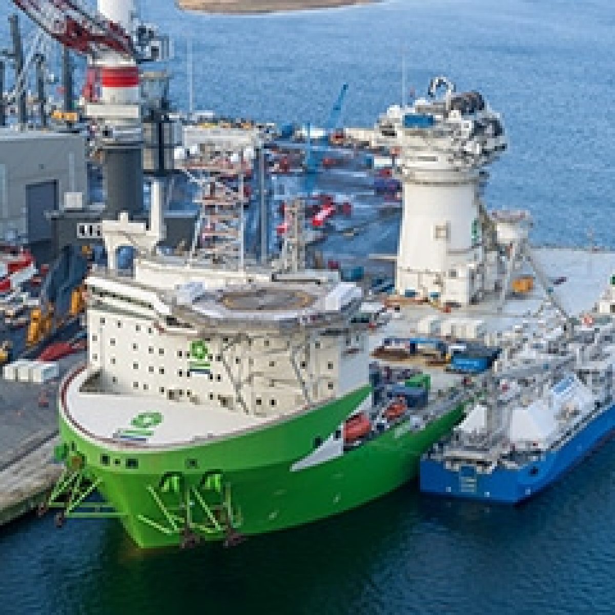 Next generation offshore installation vessel 'Orion' fuelled for the first time with LNG image