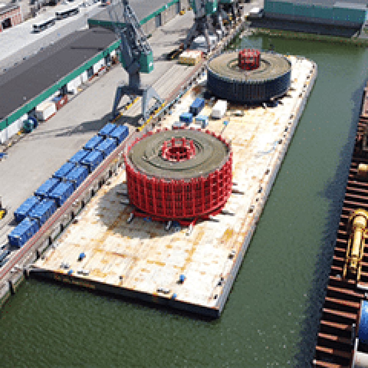 BLUE OFFSHORE SETS CABLE TRANSPORT RECORD image