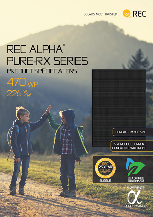REC Group launches its highest power residential panel ever: REC Alpha Pure-RX image