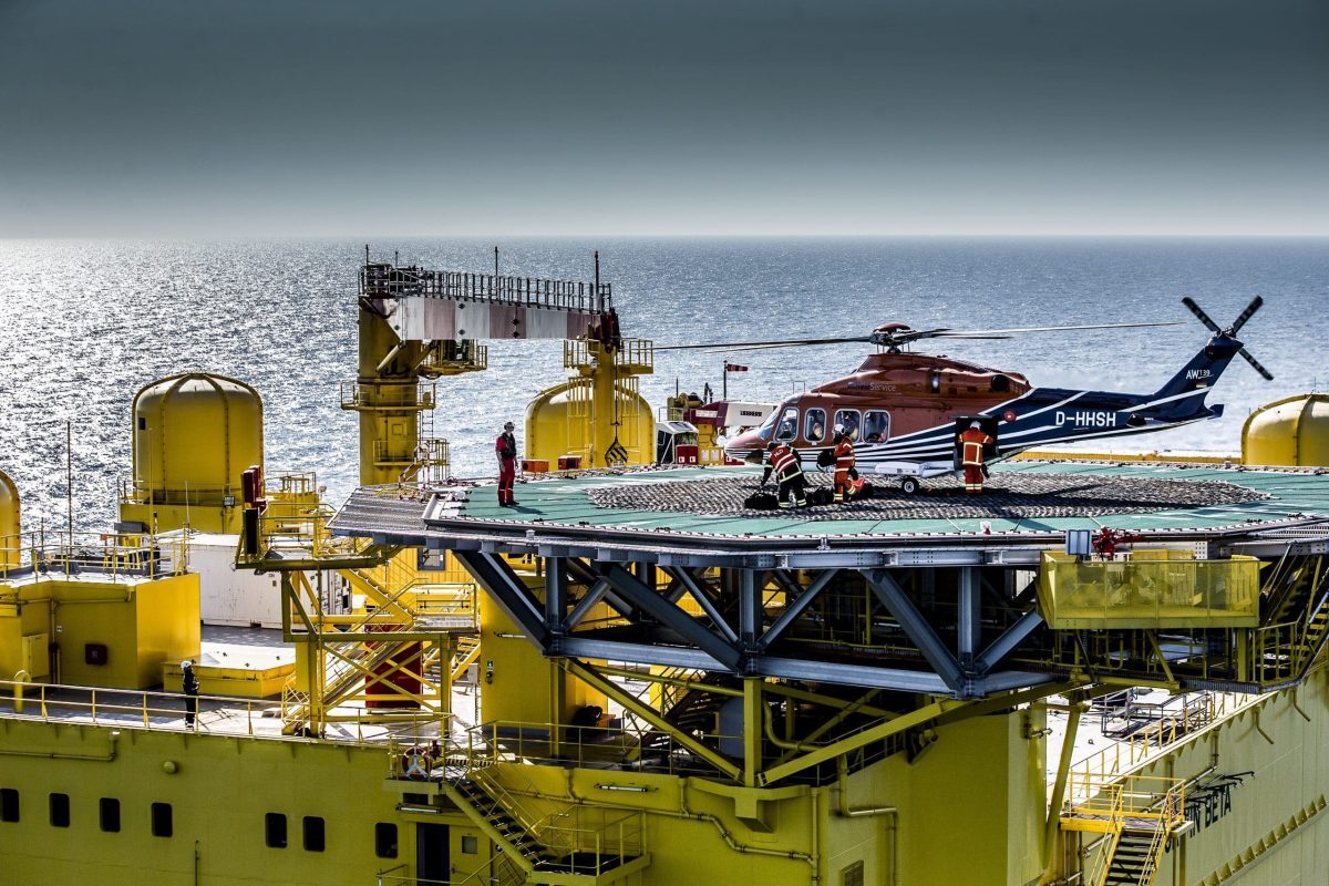Which is greener, the helicopter or hybrid vessels? image