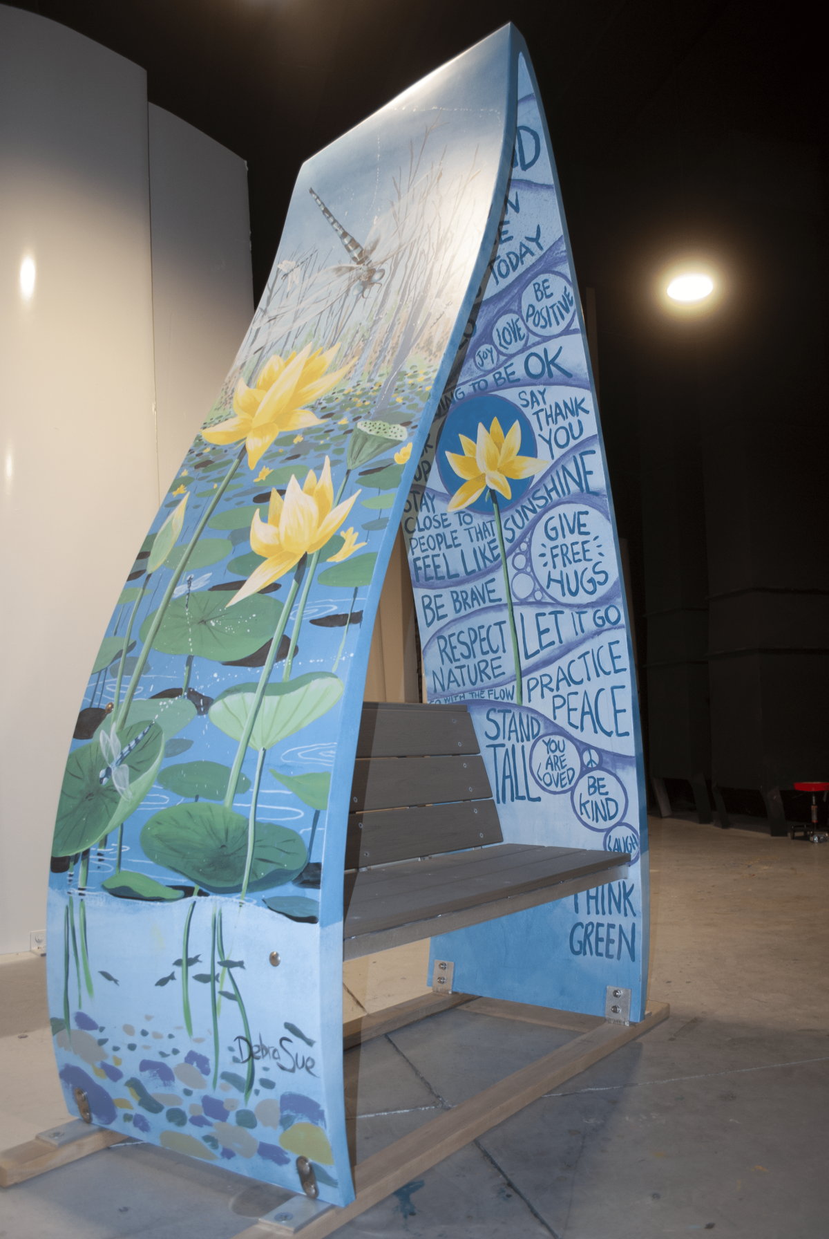 Turning turbines into works of art for the good of the community image