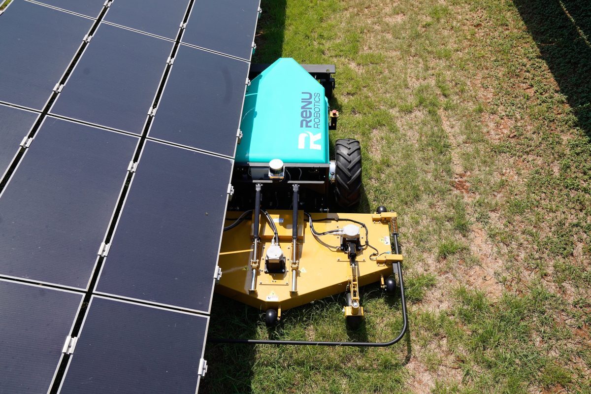 Robotics solving solar's vegetation management problem image