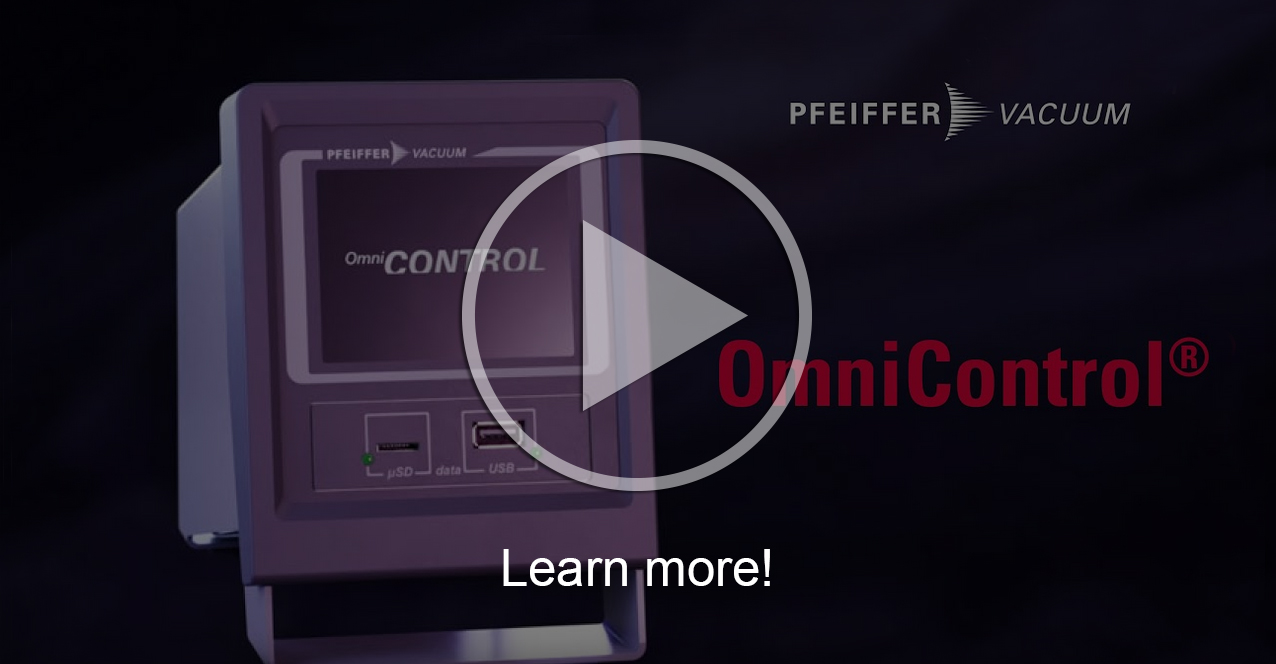 The new OmniControl® universal control unit for pumps and measurement instruments from Pfeiffer Vacuum image