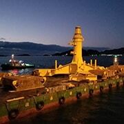 Atlantis supplied, Scottish manufactured tidal generation equipment arrives in Nagasaki, Japan ahead of deployment in the Naru Strait image