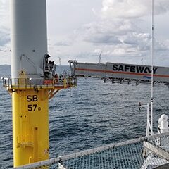Olympic Shipping and Safeway join forces again for Sandbank wind farm project image