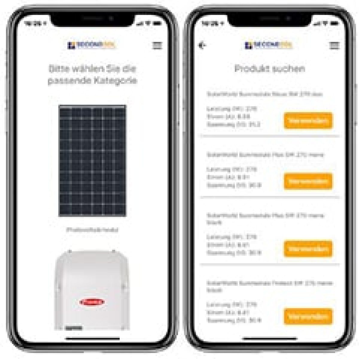 The spare PV parts app for installers image