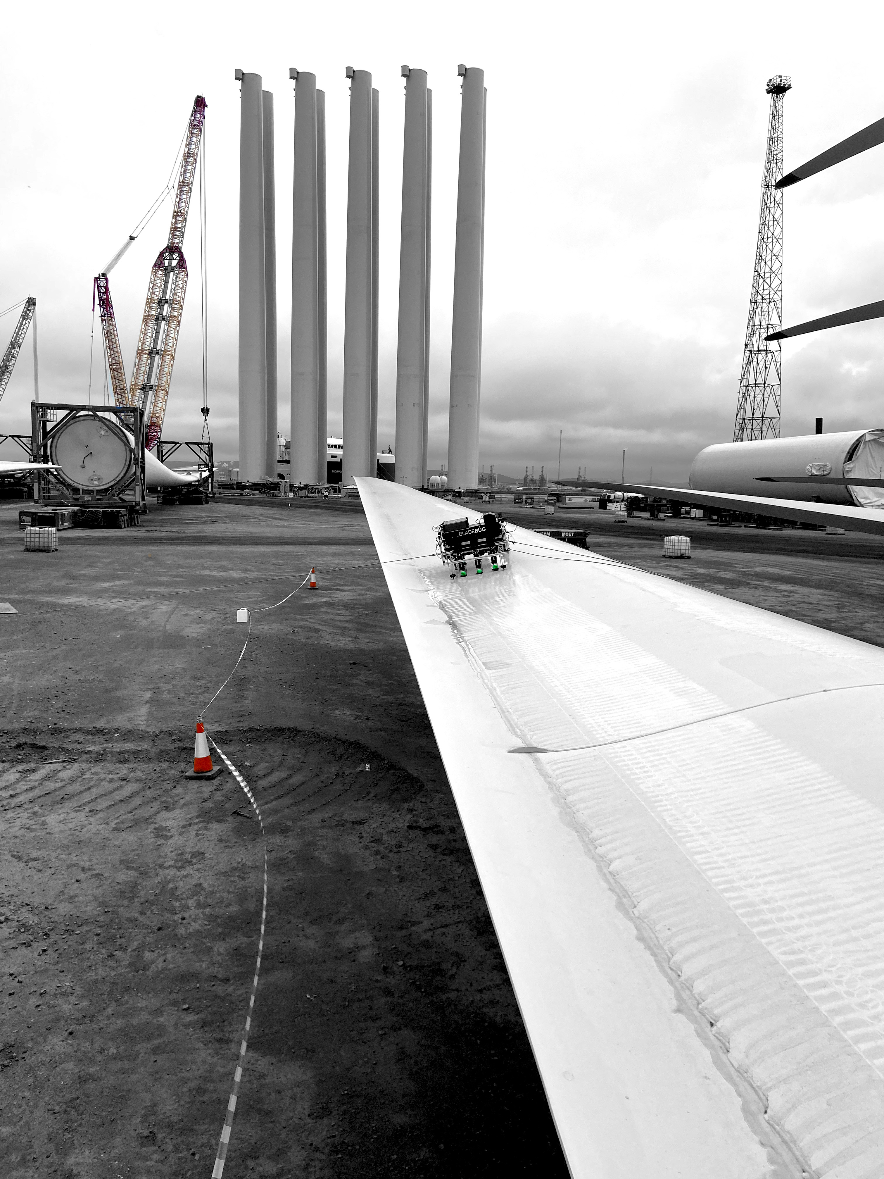Protecting wind assets with robotics and advanced inspection image