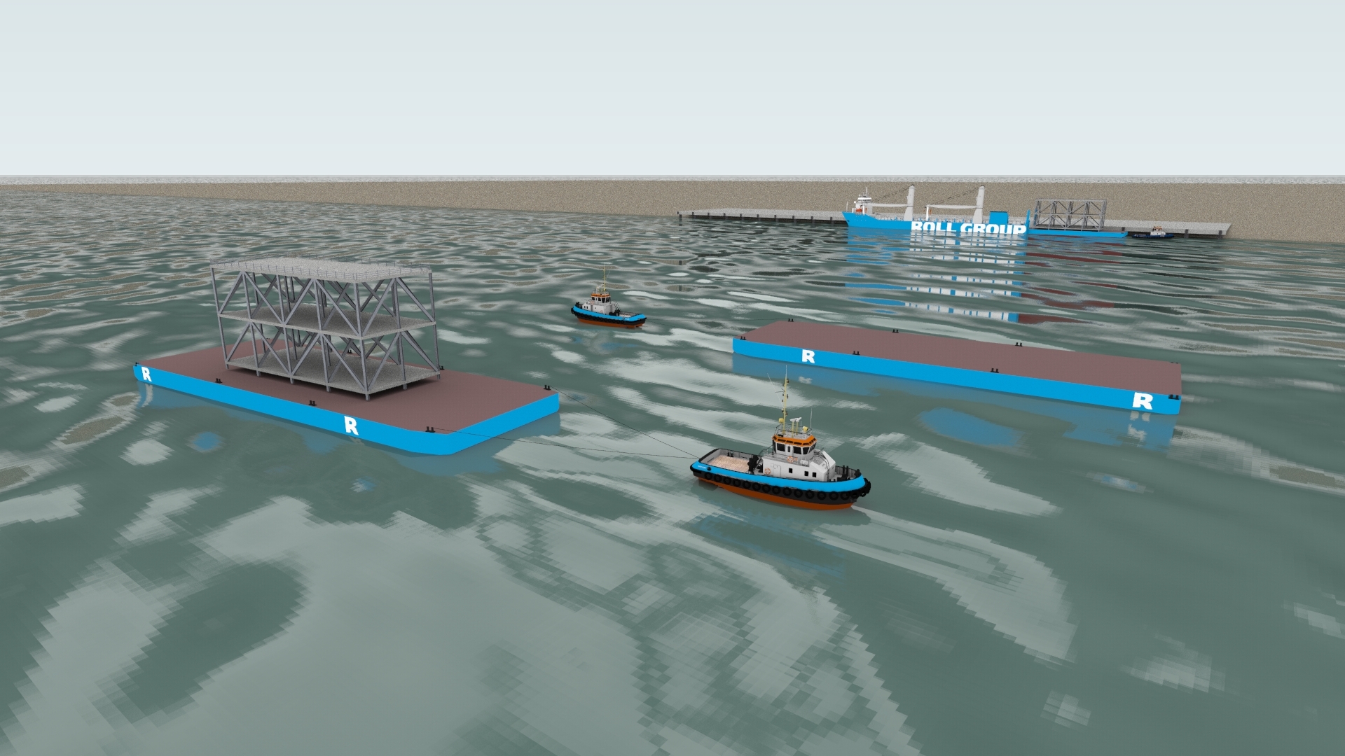 Roll Group Ordered Two Heavy-Duty Deck Barges for Its Expanding Fleet image