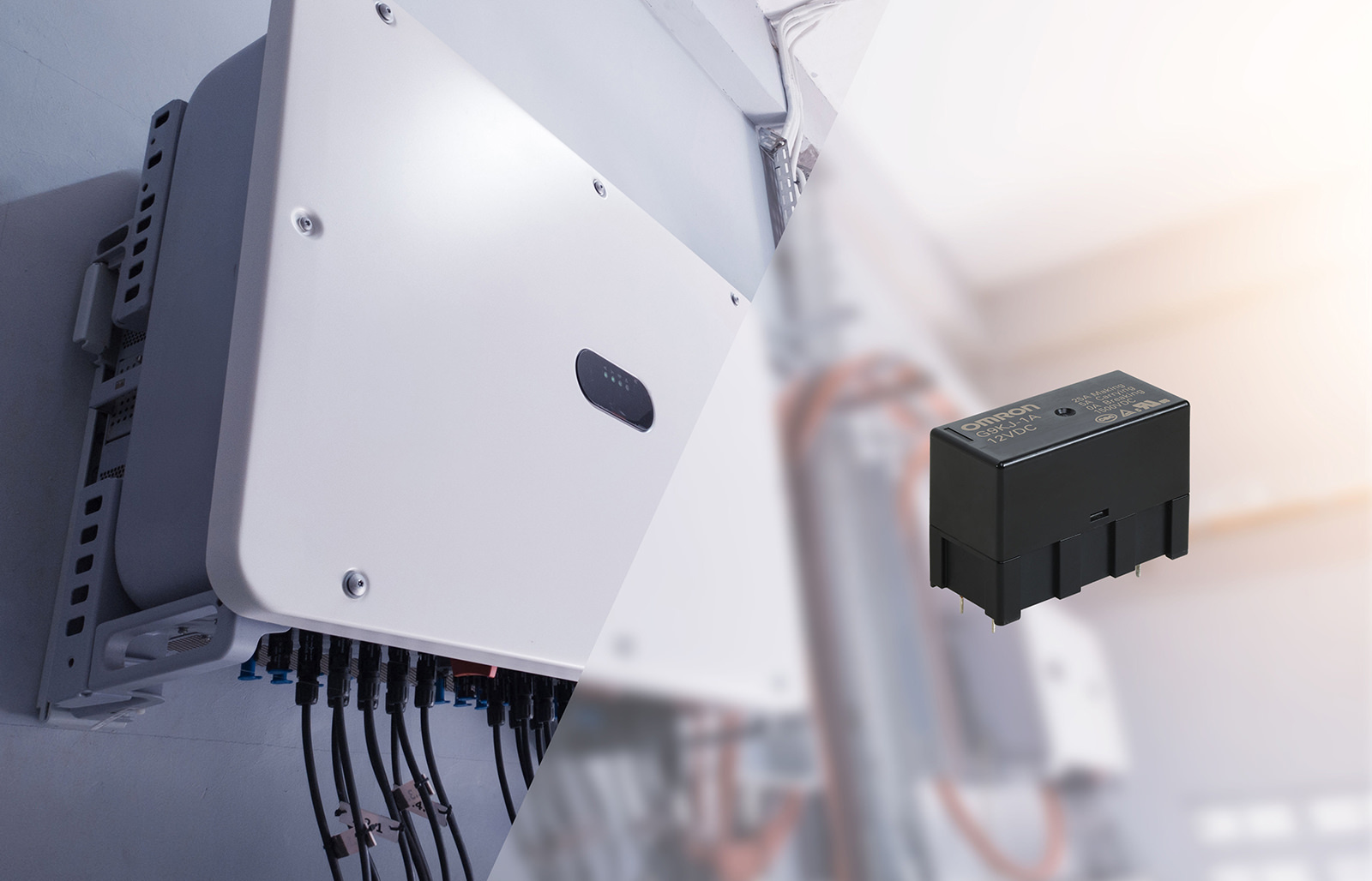 OMRON 1500V relays for pre-charge save space and cut BOM in energy storage systems and EV fast-chargers image