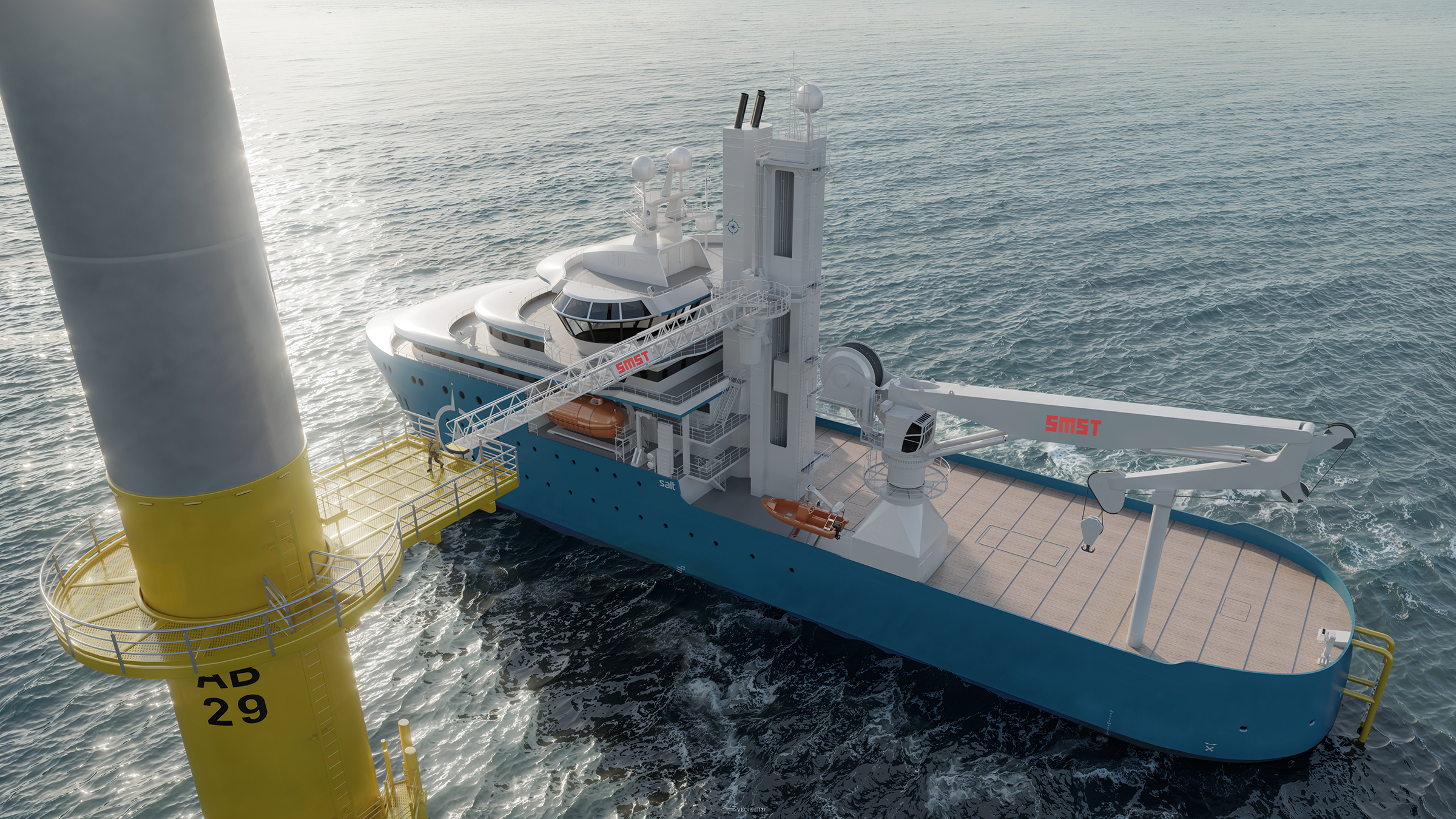 SMST to supply mission equipment for first-of-its-kind CSOV Plus of Marco Polo Marine and PKR Offshore image