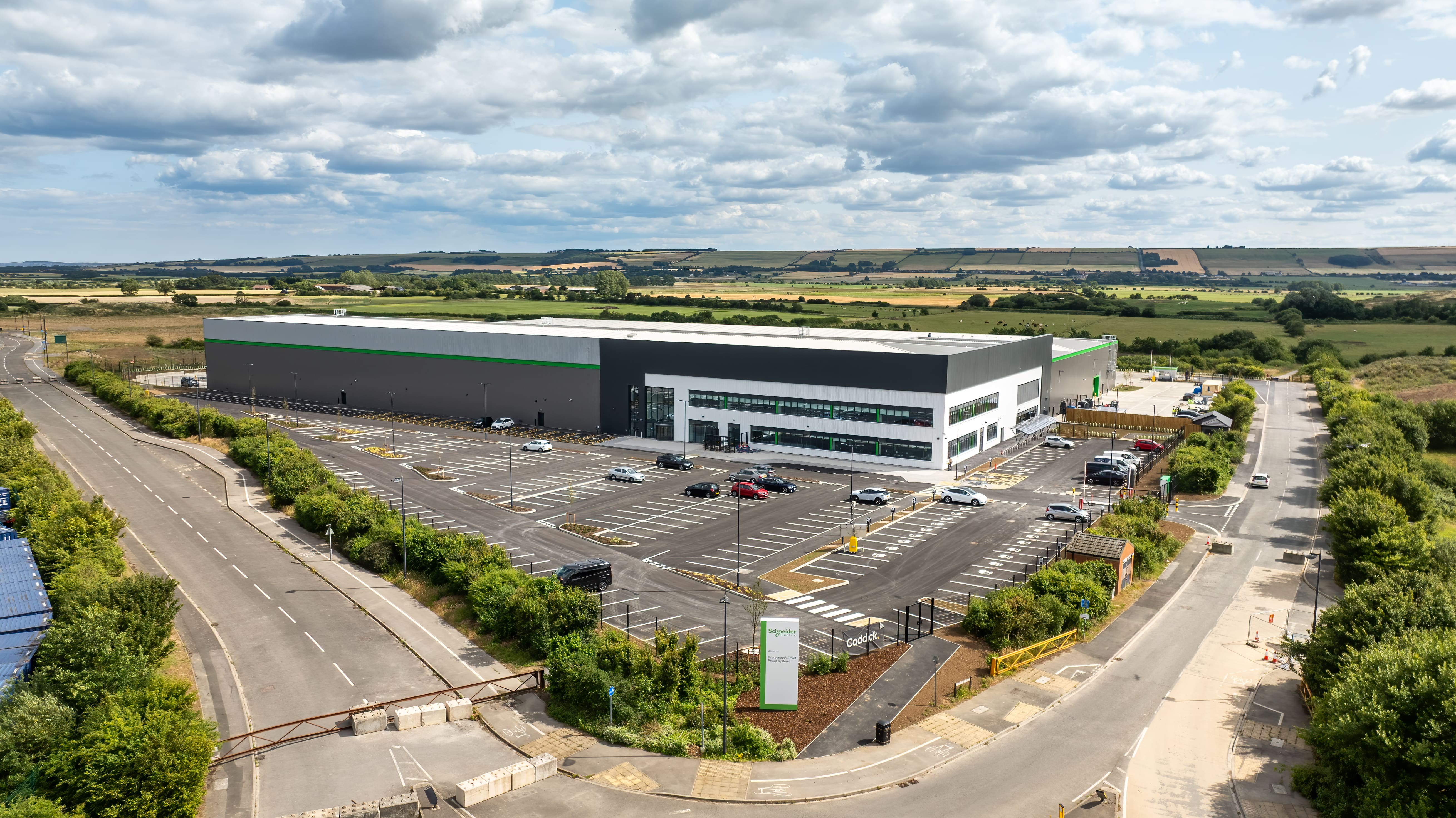 Production starts at Schneider Electric’s state-of-the-art manufacturing site in North Yorkshire to turbocharge UK energy transition image