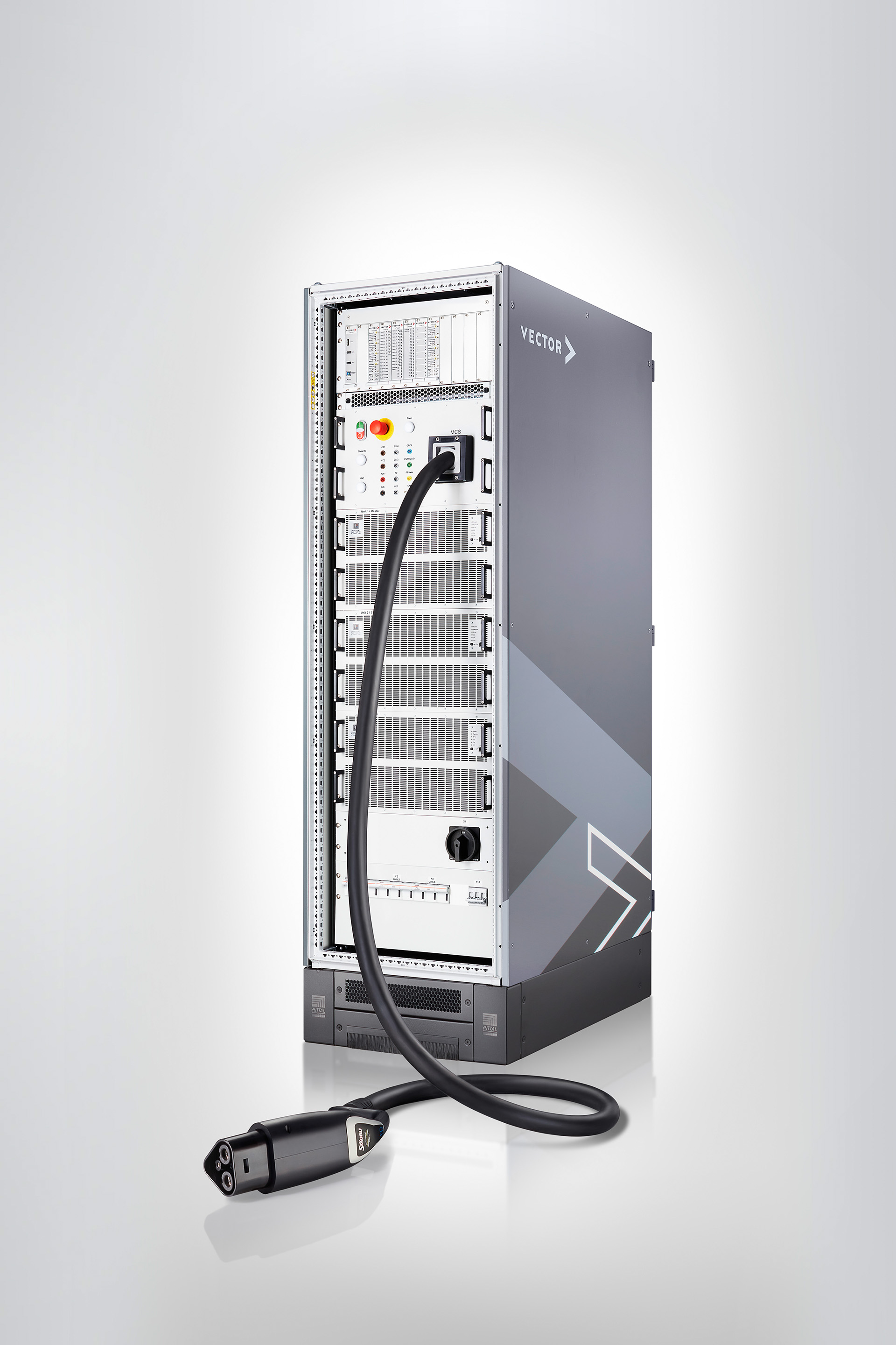 Test System for Megawatt Charging: Vector Enables HIL Tests With up to 3.84 MW of Charging Power image