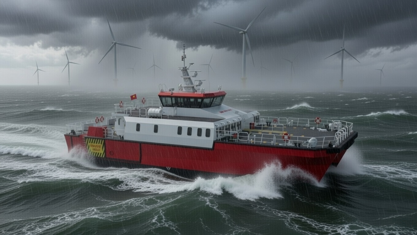 Walker Marine Design and Mainprize Offshore Announce New 33m Supa-SWATH CTV Design image