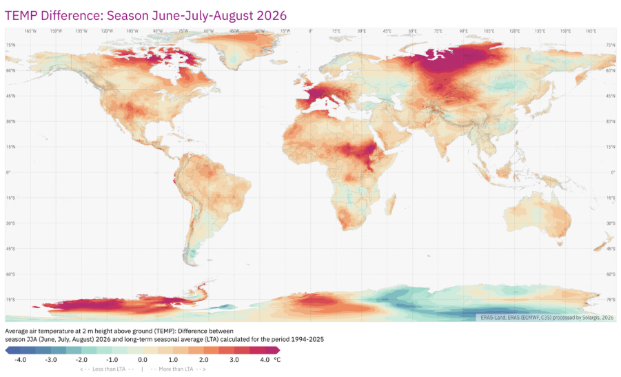 Extreme summer weather puts global solar market assumptions to the test as El Niño intensifies – Solargis analysis image