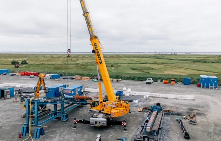 NO-DIG gently brings wind energy ashore image