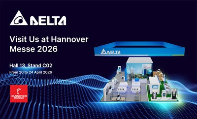 Delta to Showcase AI-Driven Smart Manufacturing, Advanced EV Charging and Industrial Power Solutions at Hannover Messe 2026 image