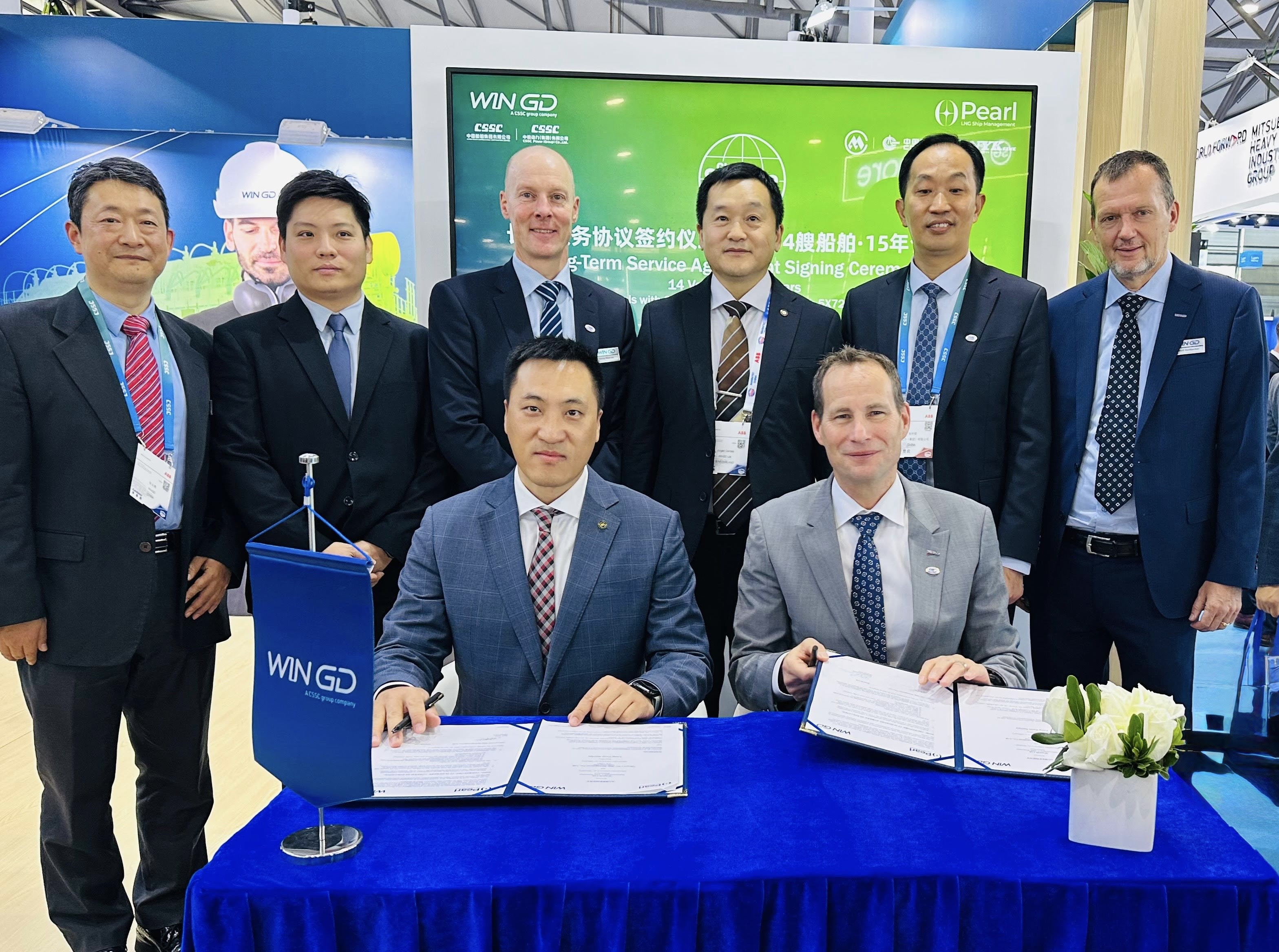 WinGD and OPearl LNG Ship Management Sign 15-Year Service Deal for Fleet Reliability image