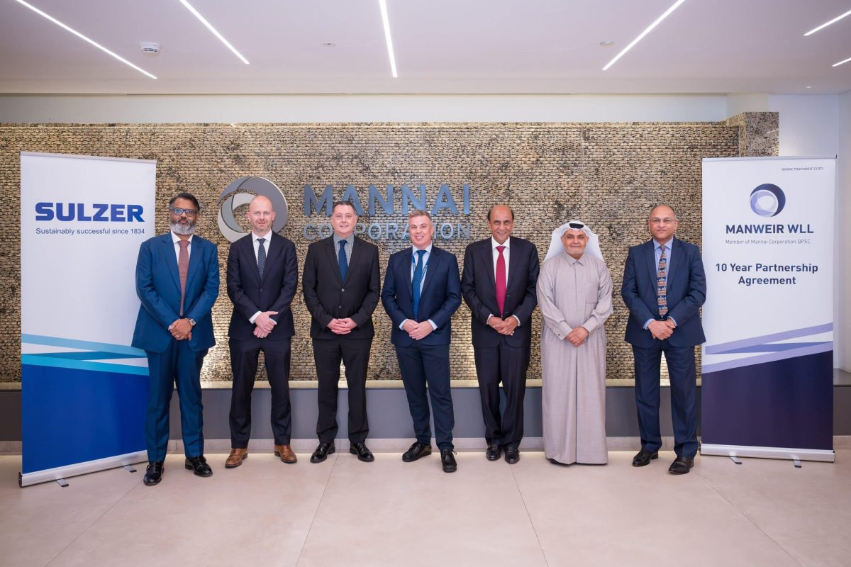 Sulzer & Manweir sign 10-year service partnership in Qatar
